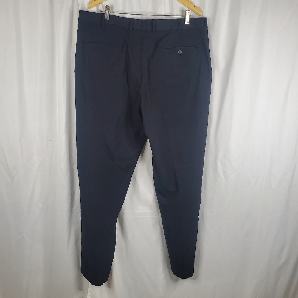 ♧ Walter Hagen Black Flat Front Dress Pants Size 38x32